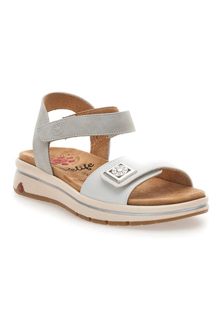 Relife weiße Riemchensandalen 67172670802