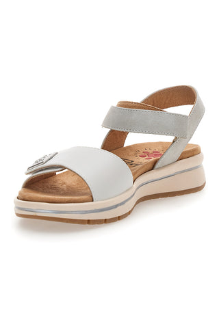 Relife weiße Riemchensandalen 67172670802