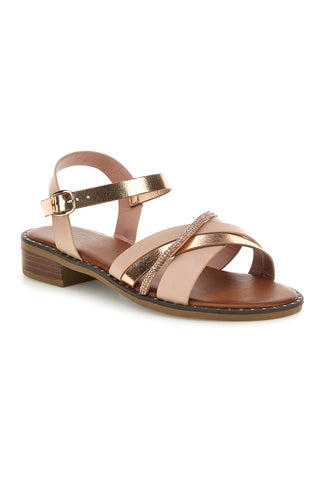 Sandali nude con fascette decorative Mon dieu PREA120