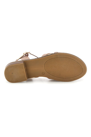 Sandali nude con fascette decorative Mon dieu PREA120