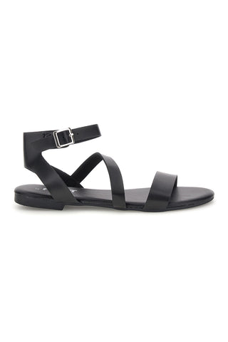 Schwarze Riemchensandalen The first PREA1350