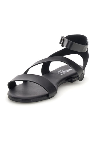 Schwarze Riemchensandalen The first PREA1350