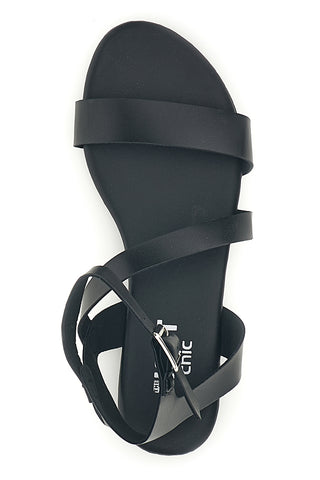 Schwarze Riemchensandalen The first PREA1350