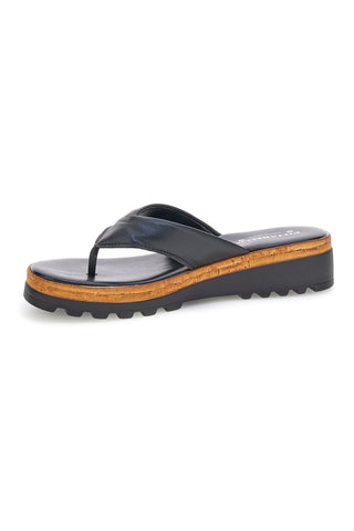 Infradito Neri in vera pelle Made in Italy Pittarello 66470811