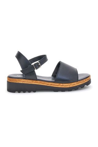 Sandali Neri in vera pelle Made in Italy con cinturino Pittarello 3185070811