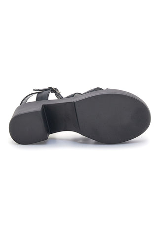 Schwarze Made in Italy Sandalen aus echtem Leder mit Riemen Pittarello 800071082