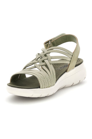 Grüne Sandalen mit mehreren Riemen First active 1