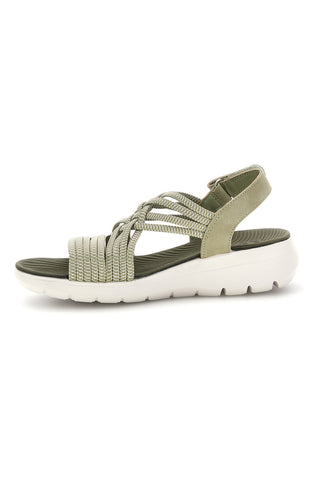 Grüne Sandalen mit mehreren Riemen First active 1