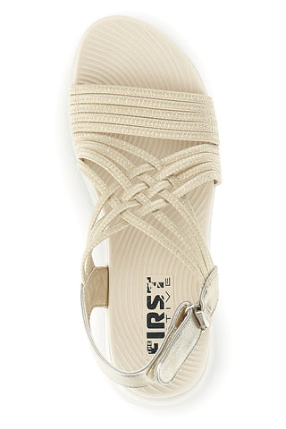 Goldene Sandalen mit mehreren Riemen First active 1