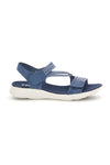 Denim blaue Sandalen mit Gummibändern First active 2