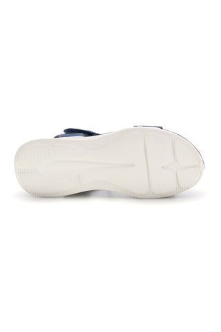 Denim blaue Sandalen mit Gummibändern First active 2
