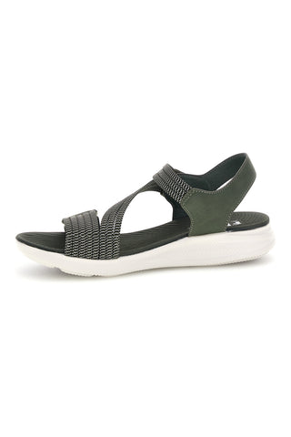 Grüne Sandalen mit Gummibändern First active 2