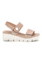 Sandali Rosa cipria con zeppa First active 4