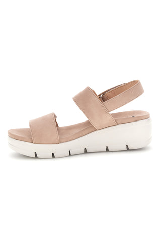 Puderrosa Sandalen mit Keil First active 4