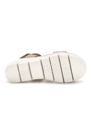 Puderrosa Sandalen mit Keil First active 4