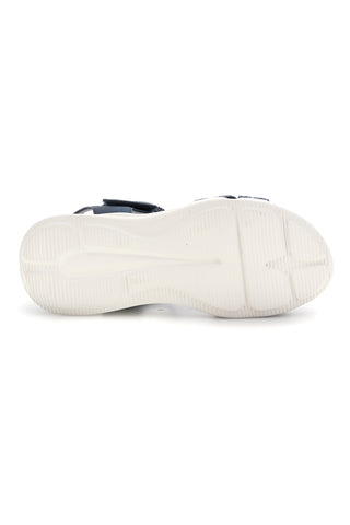 Marinefarbene Sandalen mit geflochtenen Riemen First active 5