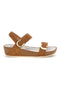 Braune Sandalen aus echtem Leder Prima riga 6