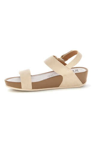 Beige Echtleder Sandalen Prima riga 6
