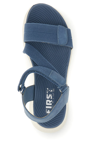 Sandali blu denim con zeppa e fasce regolabili First active 7