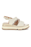 Sandalo beige con cinturino gioiello e chiusura con cinturino Mariella Burani 52193C1580