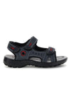 Blaue Sandalen mit Riemenverschluss Canguro CA1014