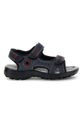Blaue Sandalen mit Riemenverschluss Canguro CA1014