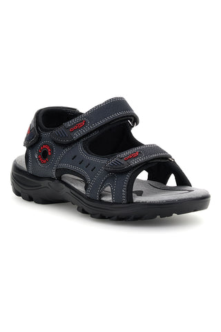 Blaue Sandalen mit Riemenverschluss Canguro CA1014