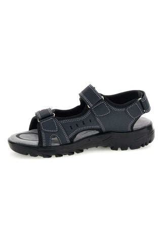 Blaue Sandalen mit Riemenverschluss Canguro CA1014