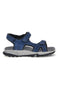 Blaue Sandalen mit Riemen The first active F8102