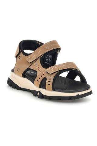 Khaki Sandalen mit Riemen The first active F8102