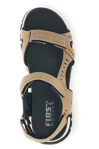 Khaki Sandalen mit Riemen The first active F8102