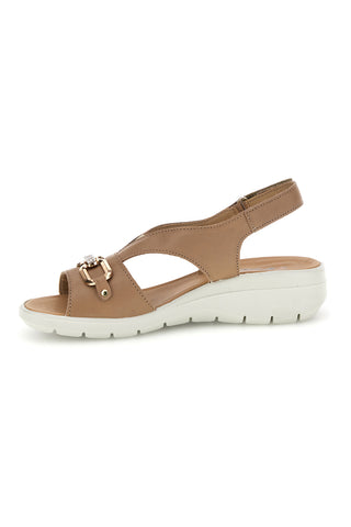 Beige Sandalen mit Band und Klammer Imac 1079305419213