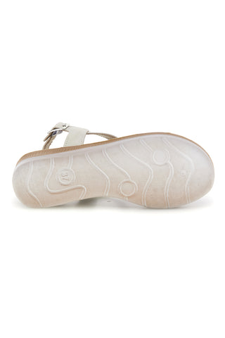 Beige Sandalen mit perforiertem Detail Inblu 49 BV