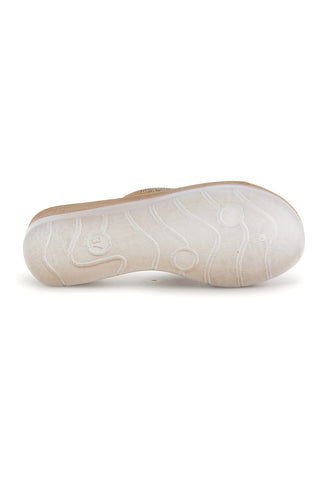 Beige Hausschuhe mit leuchtenden Details Inblu 47 BV