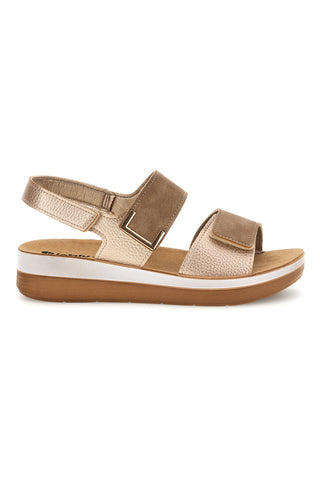Beige Sandalen Doppelter verstellbarer Riemen Inblu 30 FT