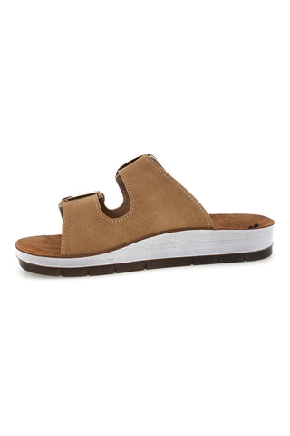 Beige Pantoffeln Doppelschnalle Inblu 61 CP