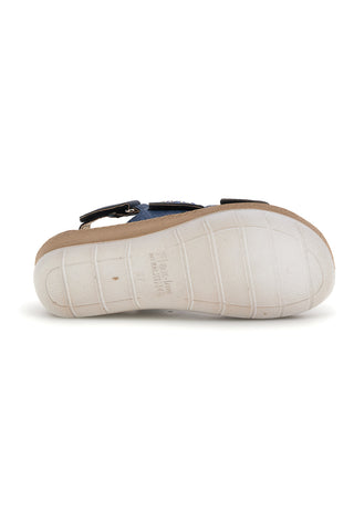 Sandali blu con plantare anatomico Inblu 66 FC