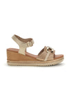 Inblu 10 FK Platin-Keilsandalen