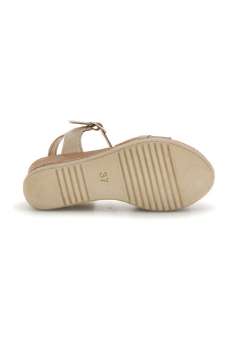 Inblu 10 FK Platin-Keilsandalen