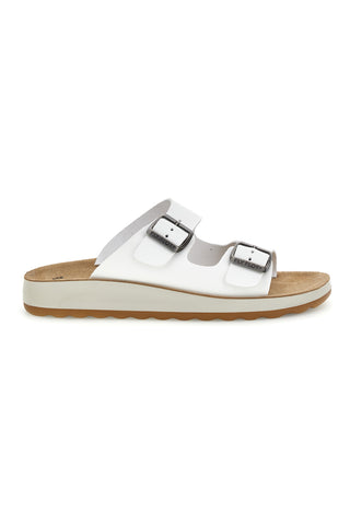 Ciabatta bianca con plantare anatomico Fly Flot 90770G642C