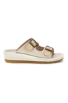 Beige Hausschuhe mit anatomischem Fußbett Fly Flot 90420G64ZZ