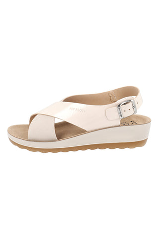 Beige Sandalen mit verstellbarem Riemen Fly Flot 90420G613C