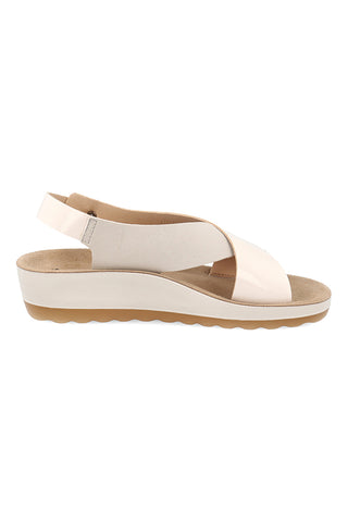 Beige Sandalen mit verstellbarem Riemen Fly Flot 90420G613C