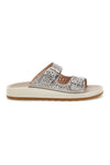 Silber Strass Hausschuhe Und Schnallen Fliegen flot 90770169KZ