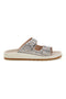 Silber Strass Hausschuhe Und Schnallen Fliegen flot 90770169KZ