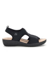 Schwarze anatomische Anti-Schock-Sandalen Fly flot 90550E71LA