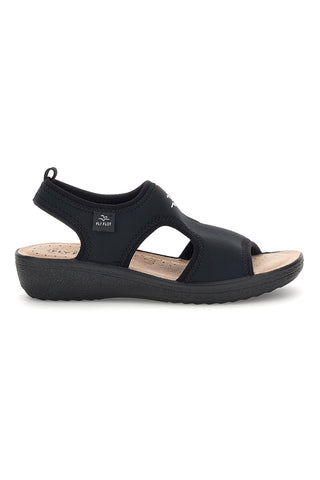 Schwarze anatomische Anti-Schock-Sandalen Fly flot 90550E71LA