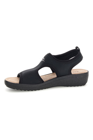 Schwarze anatomische Anti-Schock-Sandalen Fly flot 90550E71LA