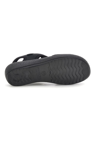 Schwarze anatomische Anti-Schock-Sandalen Fly flot 90550E71LA
