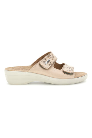 Ciabatta beige con plantare anatomico Fly Flot 90T50B18CE